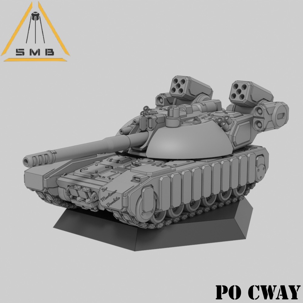 CWAY - 6mm Sir Mortimer Tank x2