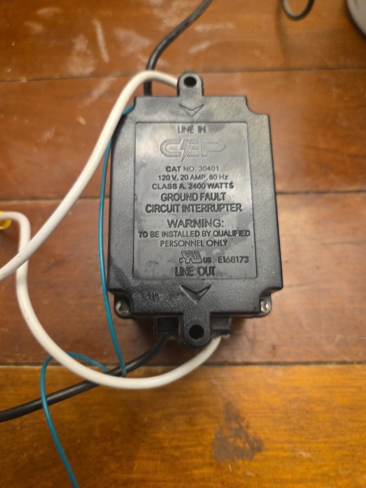 CEP GROUND FAULT CIRCUIT INTERUOTER 30401
