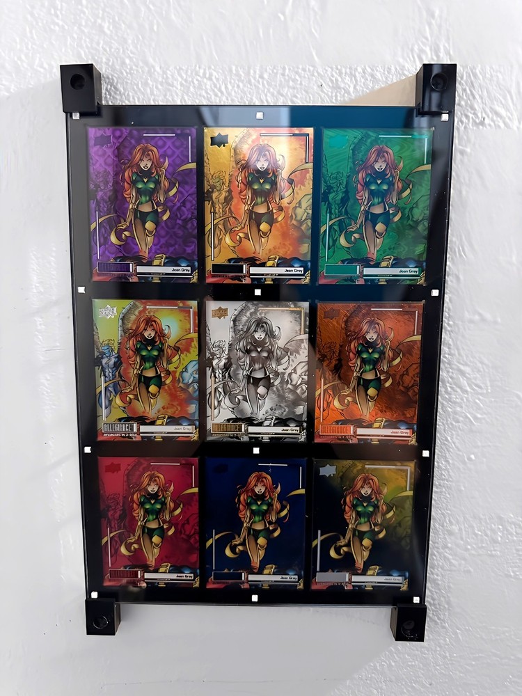 9 Card Marvel Non-Sports Magnetic UV Resistant Display Case With Wall Mounts