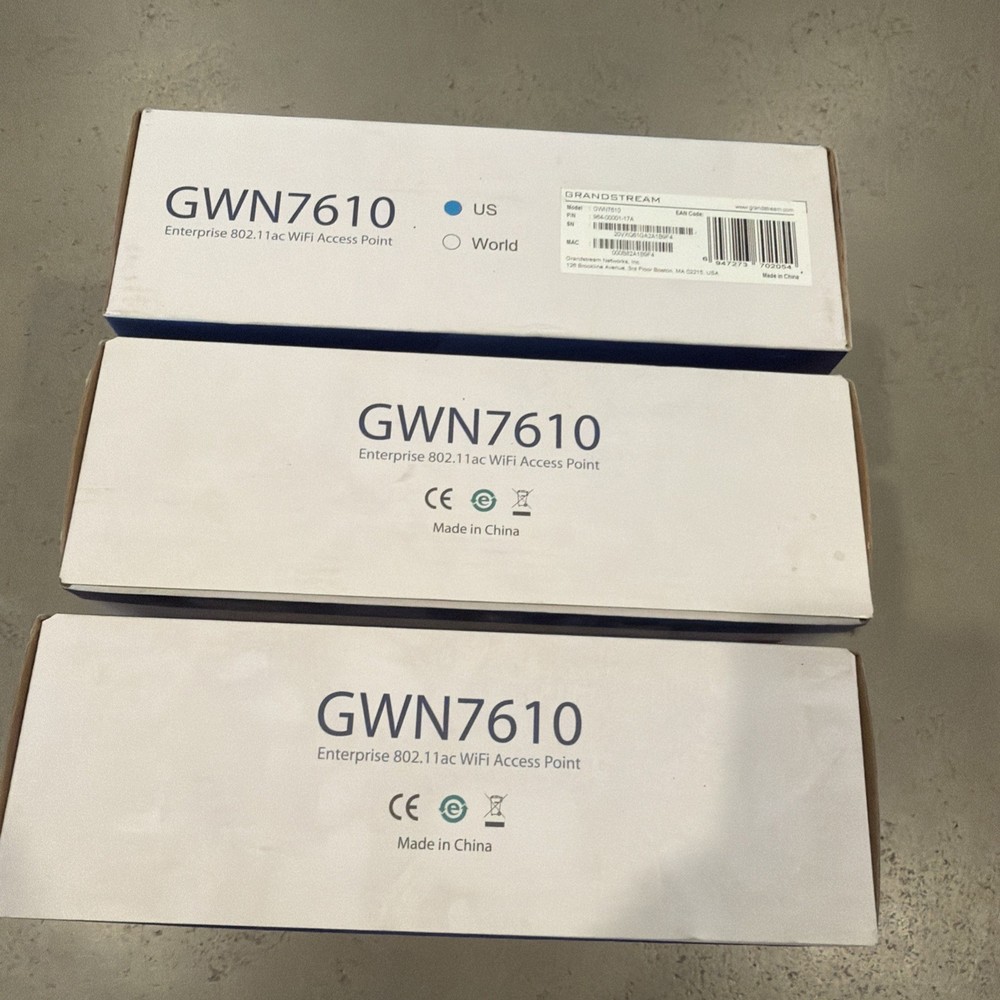 Grandstream GWN7610 Access Point - White 3pc