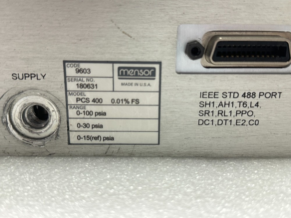 MENSOR PCS 400 PRESSURE BALIBRATION SYSTEM HIGH ACCURACY SYSTEM FREE SHIPPING 🚚