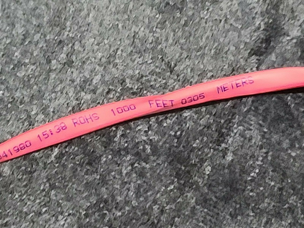 Belden Wire 5120UL 14/2C Solid Riser Security/Fire Alarm Cable FPLR Red /100ft