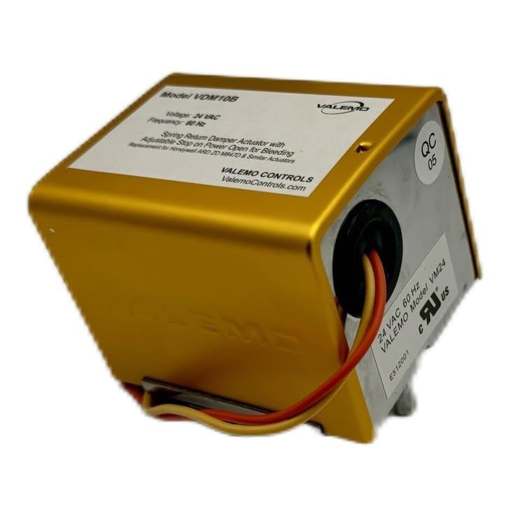 24 VAC General Purpose Spring Return Damper Motor Actuator, Replace Honeywell...