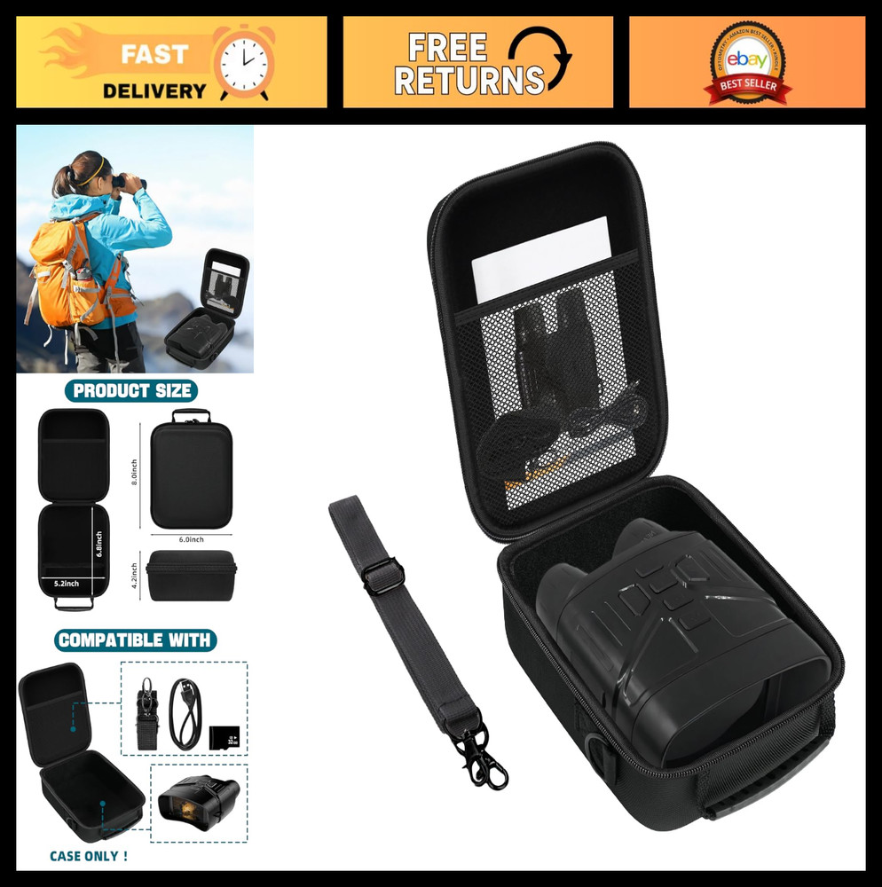 "Protective Case for Night Vision Goggles & 4K Binoculars - Optics Scope Holder"