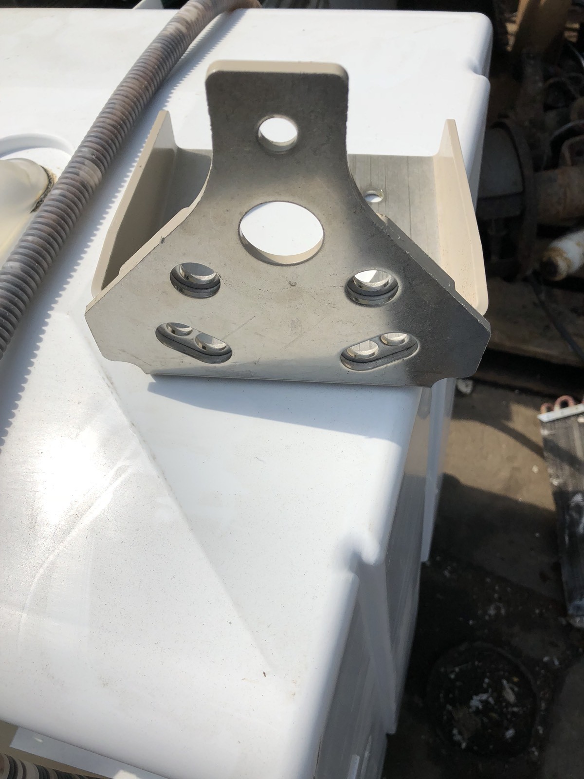 New HEAVY 3/16" Stainless Steel HMMWV Humvee Radio Antenna Mount