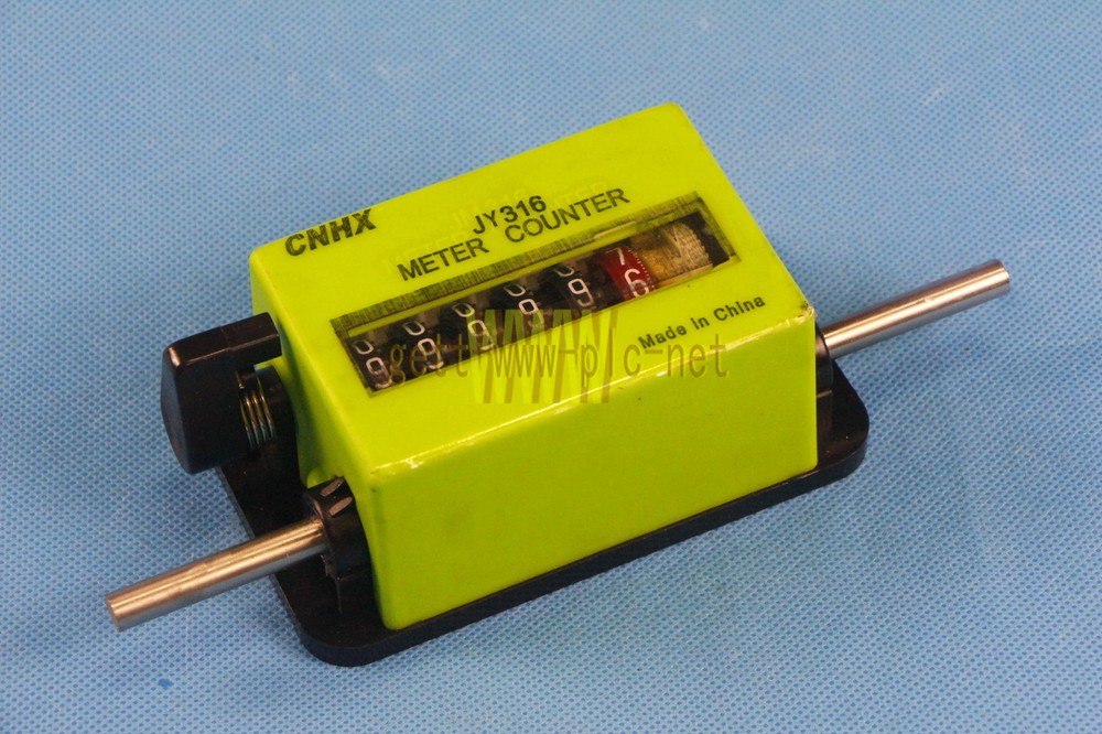 ONE JY316 6-Digit Mechanical Yard Counter Length Counter Rolling Wheel Decoder