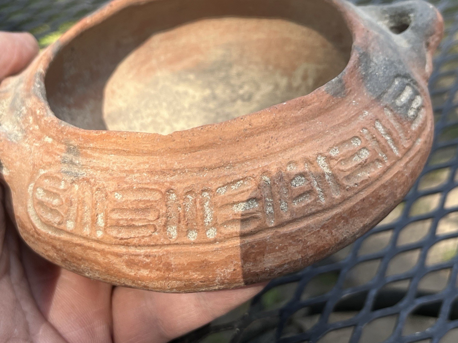 Taino Pottery Bowl PreColumbian Ancient Artifact Arawak Caribe Mayan