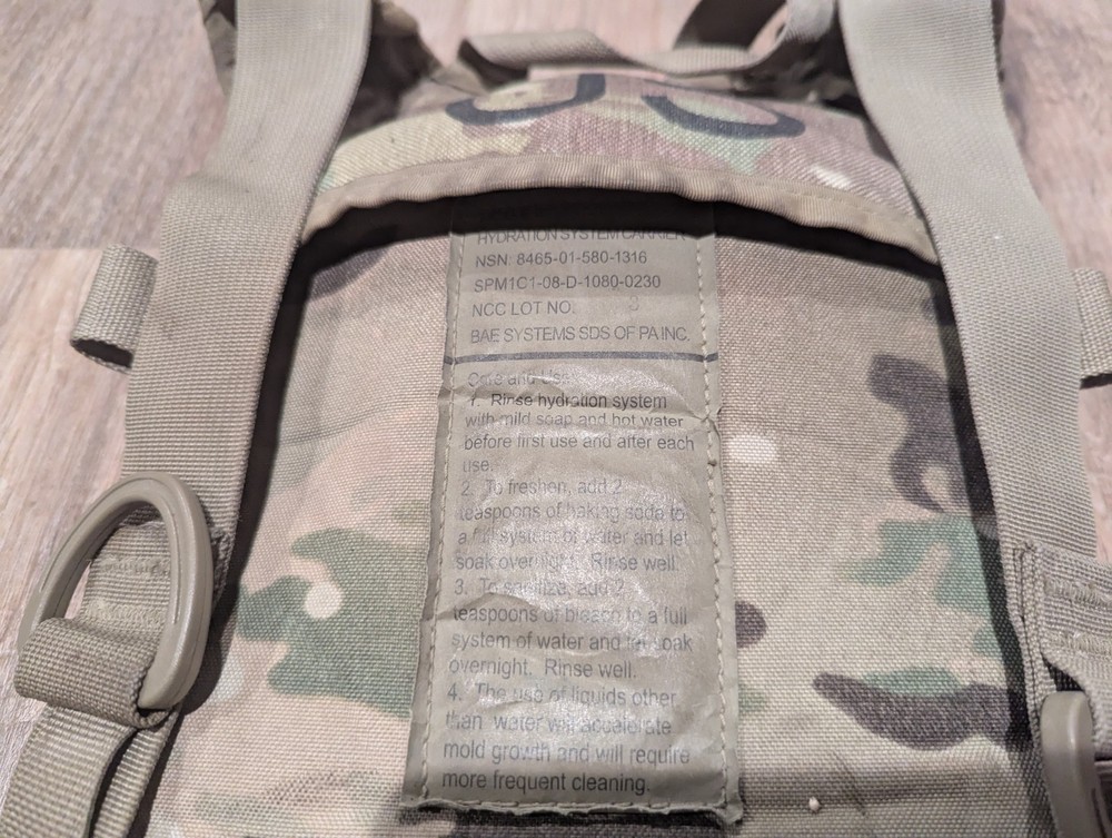 USGI MOLLE OCP Operational Camouflage Pattern Hydration Pack w/ Bladder