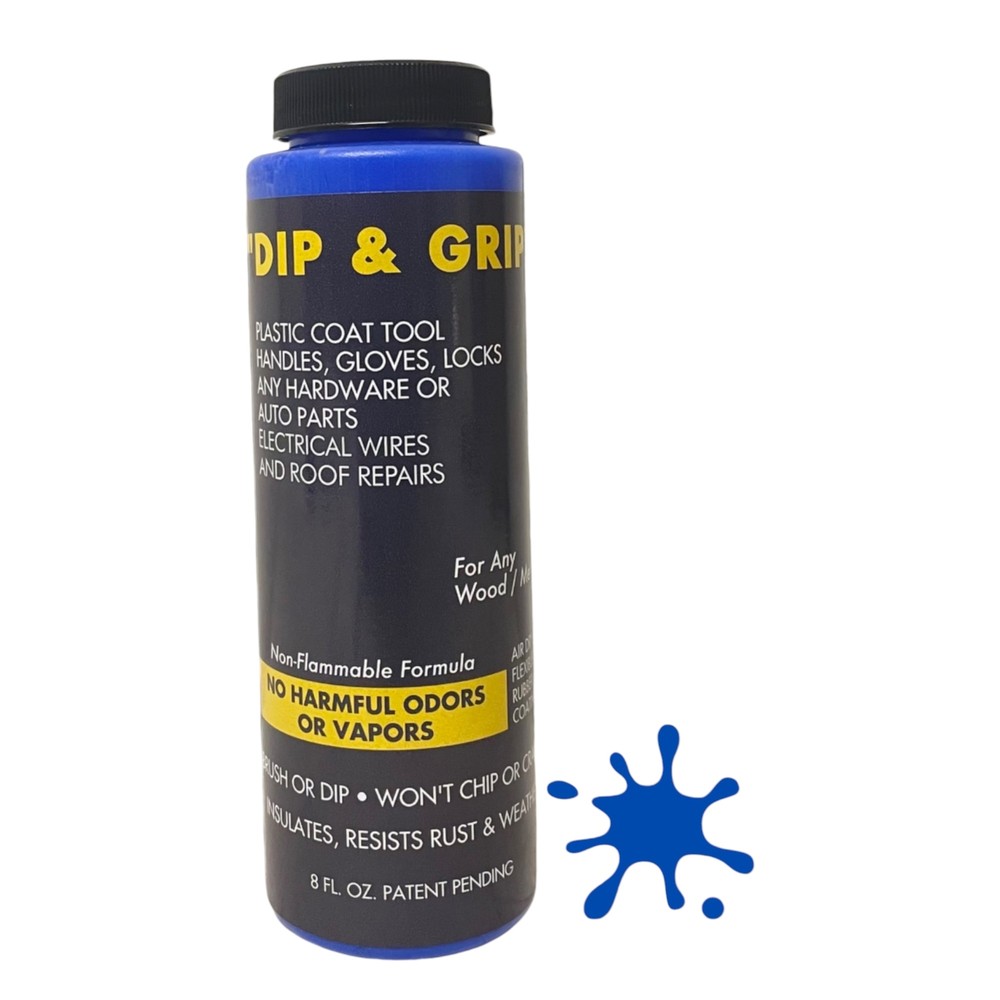 Dip and Grip Rubberized Plastic Coating (Blue) 8 fl. oz