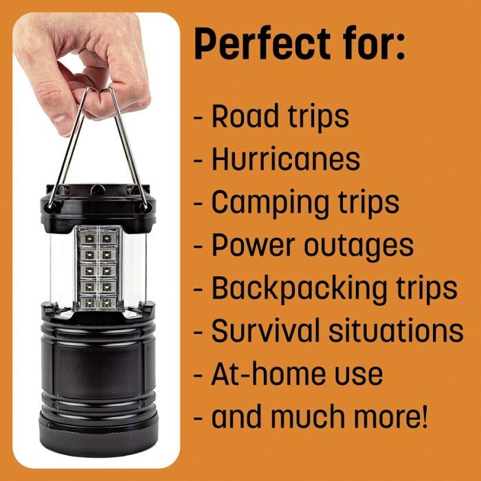 Quicksurvive Collapsible Lantern For Camping And Survival