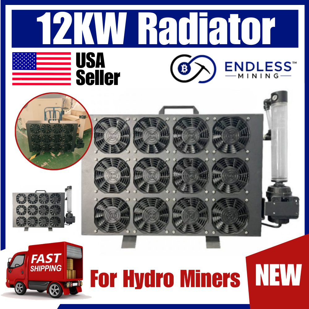 12KW Radiator For Hydro Miners Liquid Cooling System Mining | EndlessMining ™️