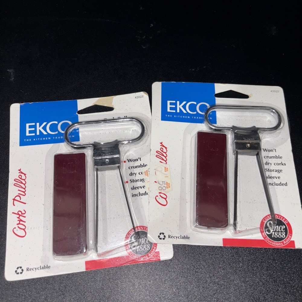 Ekco Cork Puller 42005 Essential Kitchen Tool Wine Bottle Opener Gadget Barware