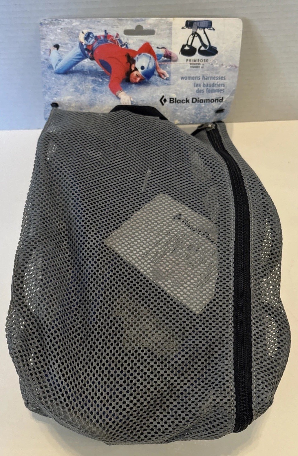 Women's Black Diamond Primrose All Around Climbing Harness Size 12 Blue Gray