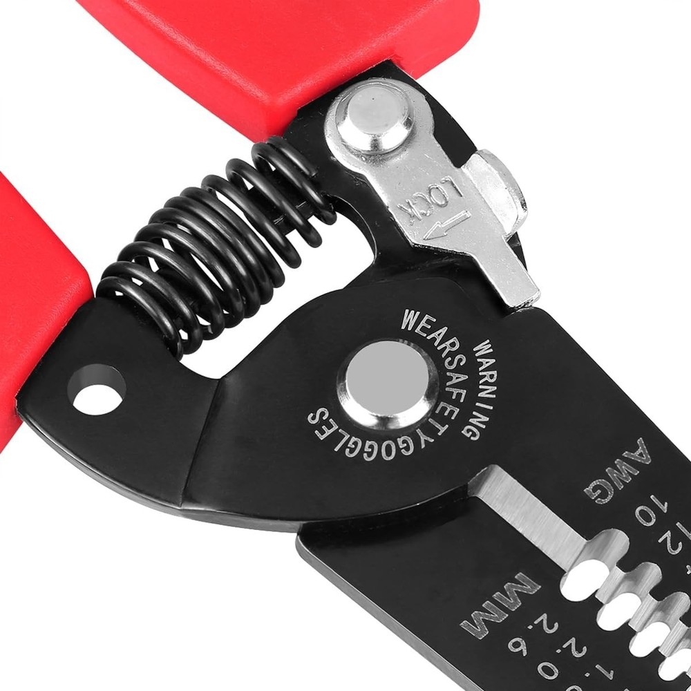 10-22 AWG Wire Stripper Cutter, Multifunctional Multi-Size Wire Stripping Tool,
