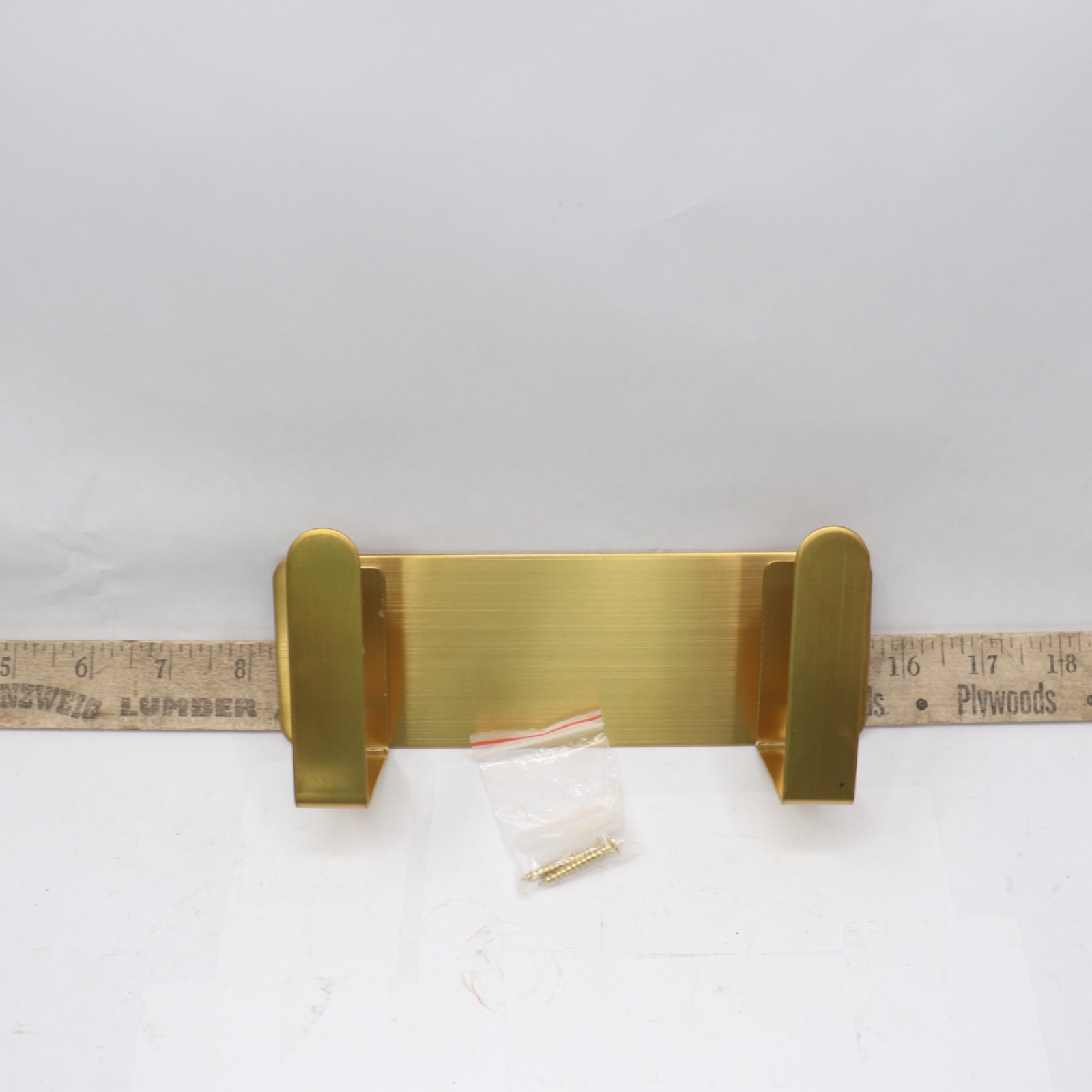 (2-Pk) Wall Mounted Pot Lid Rack Holder 304 Stainless Steel 7" x 2-1/4"