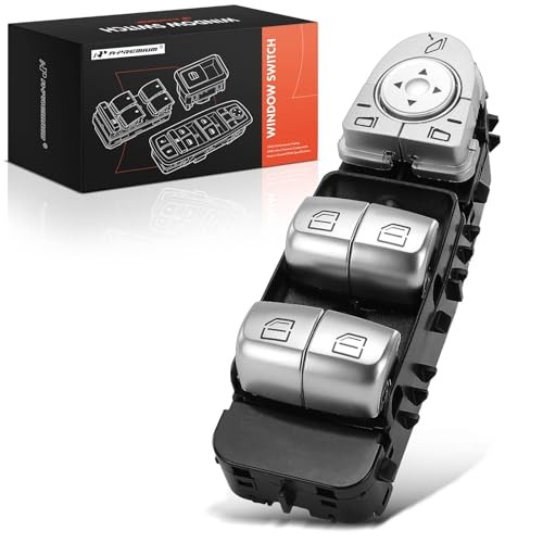 Front Left Master Power Window Switch Compatible with Mercedes Benz E-Class