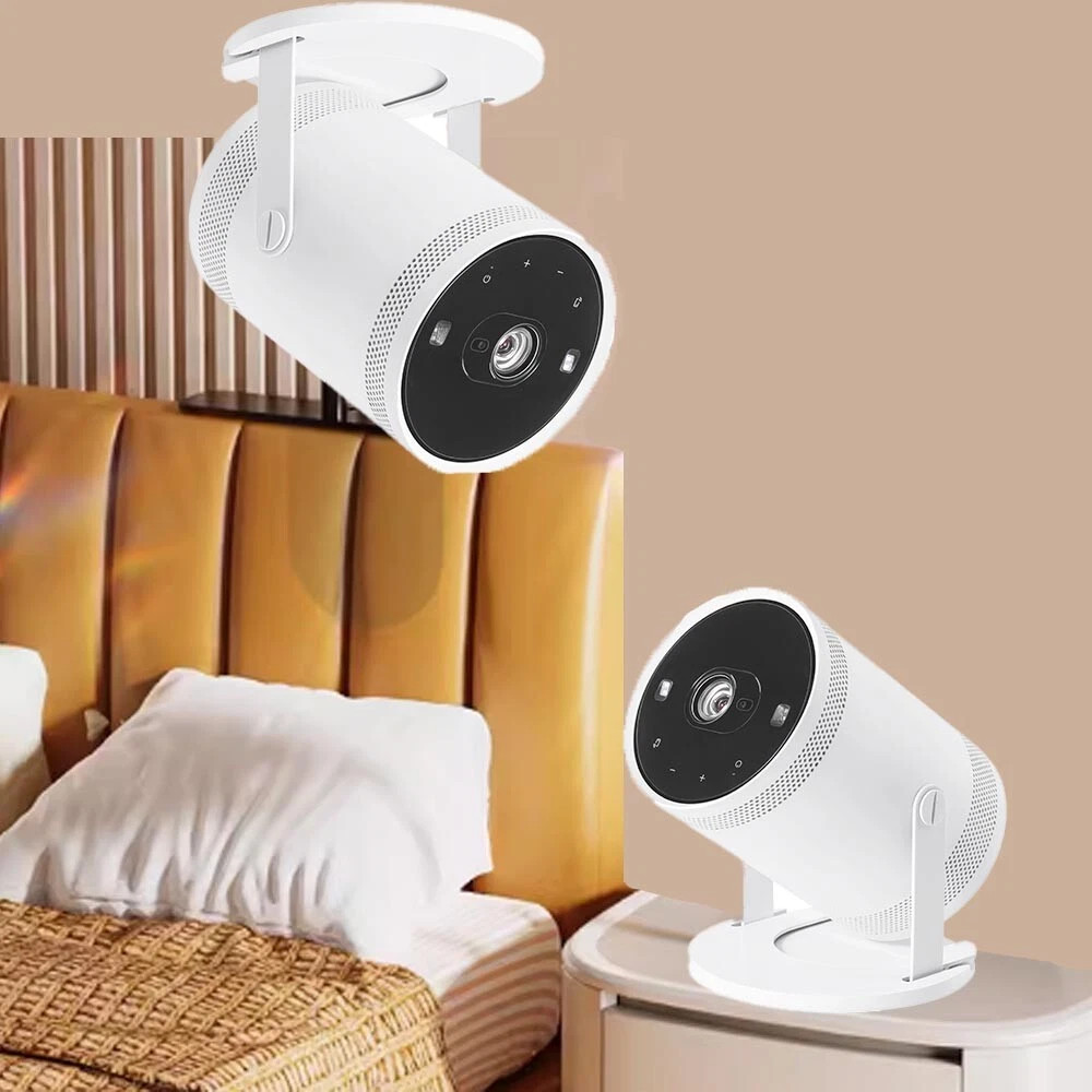 Freestyle Wall Mount Projector Stand Adjustable Bracket White