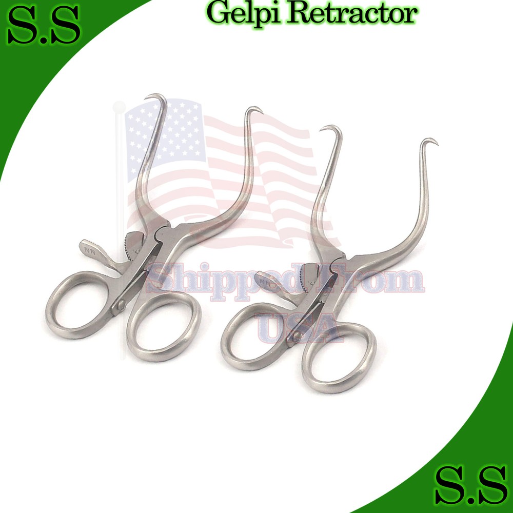 2 Gelpi Retractor Surgical Veterinary Instruments 3.50