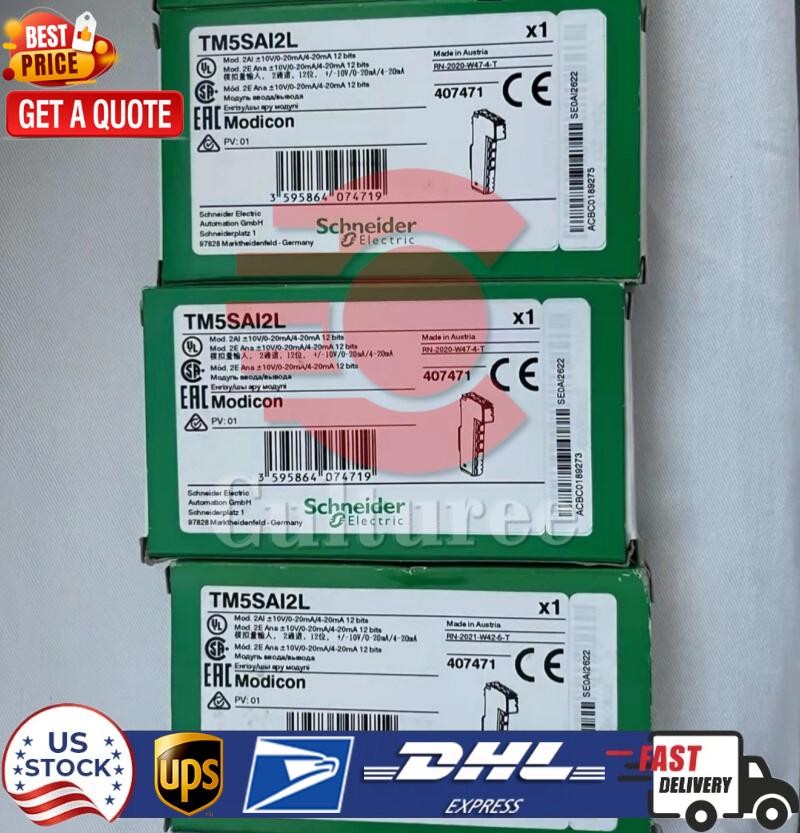 1pcs Schneider TM5SAI2L analog input module