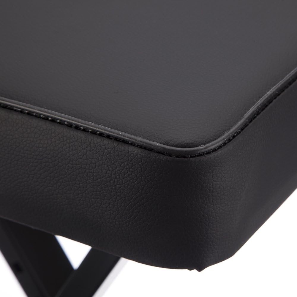 Comfortable X-Style Padded Keyboard Bench - Adjustable Height & Piano Lessons