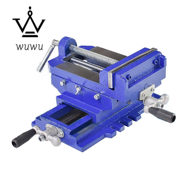 Two-way Movable Bench Milling Machine Drill Flat Pliers Precision Fixture Tool