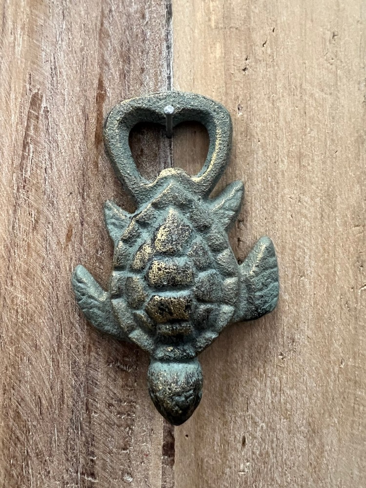 Turtle Cast Iron Bottle Opener 4" x 3"