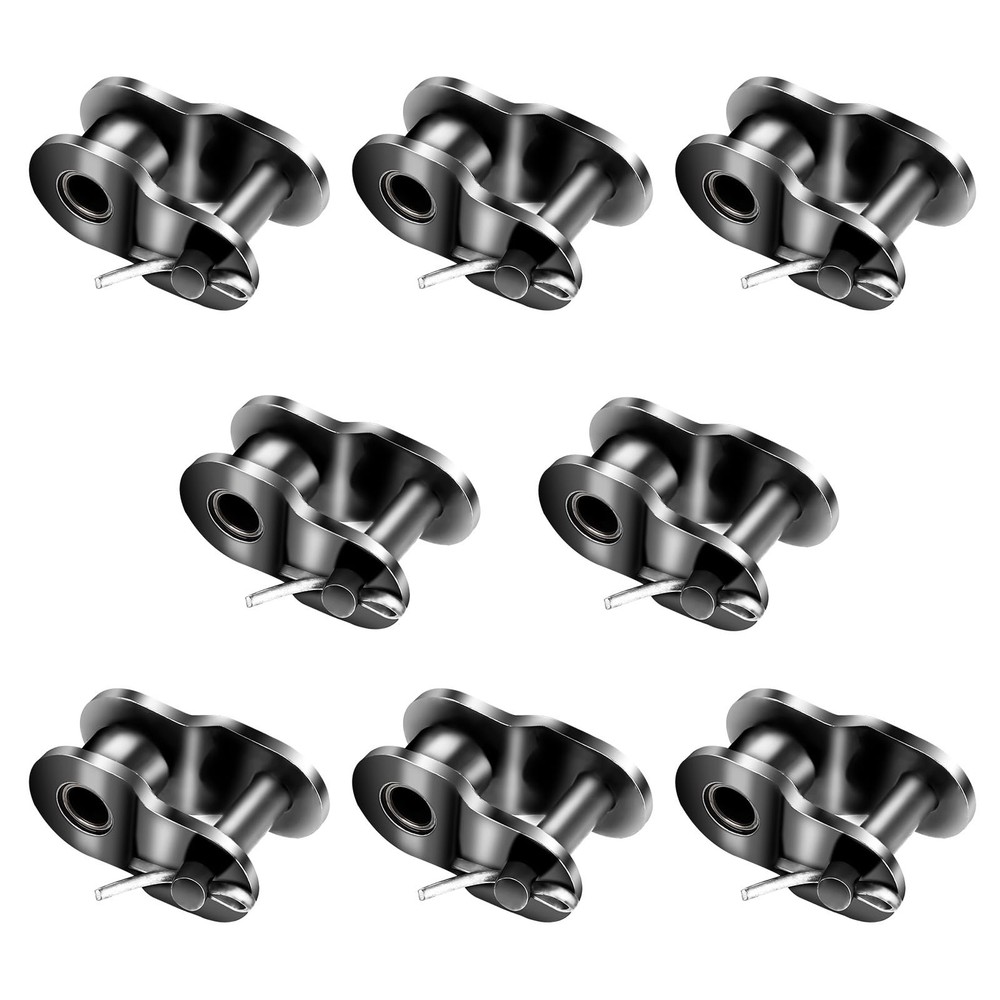 8 Pcs 420 Chain Roller Offset Link 420 Master Link, Half Link,...
