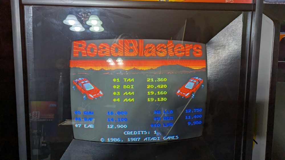 Atari Road Blasters System 1 Kit PCB Control Panel Pedal Marquee