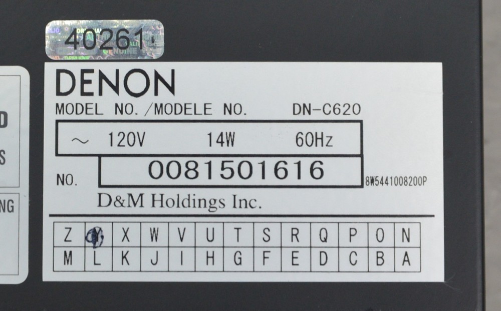 Denon DN-C620 Professional CD Player