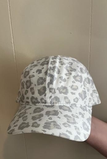 Leopard Print Women's Adjustable Baseball Hat
