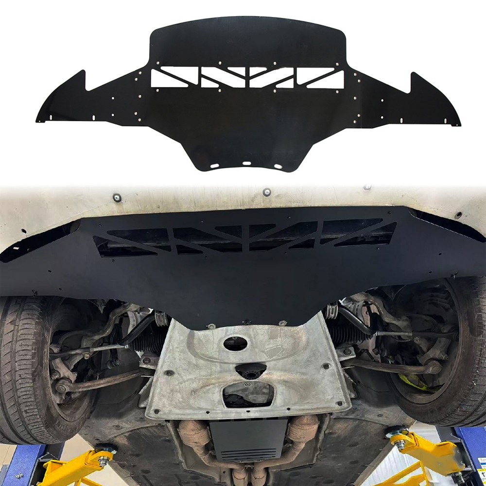 For 2008-2013 BMW M3 E90 E92 Oil Cooler Skid Plate Underhood Shield Aluminum