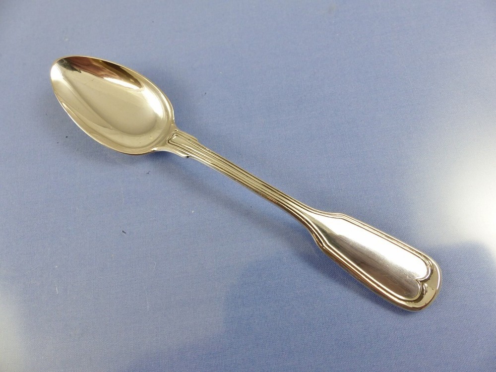 FIDDLE & THREAD DEMITASSE COFFEE SPOON BY GERMAN SILVER 800