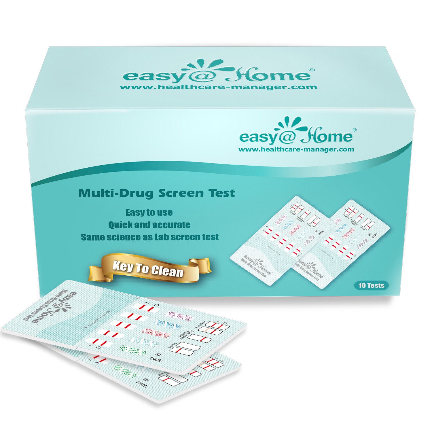 Easy@Home 5 Panel Urine Drug Test Strip Kit, EDOAP-754