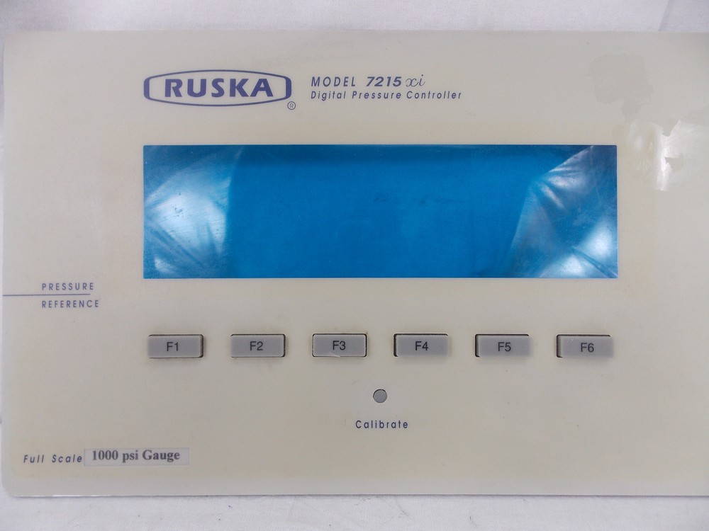 RUSKA 7215 xi DIGITAL PRESSURE CONTROLLER 1000 psi FRONT PANEL KEY BOARD