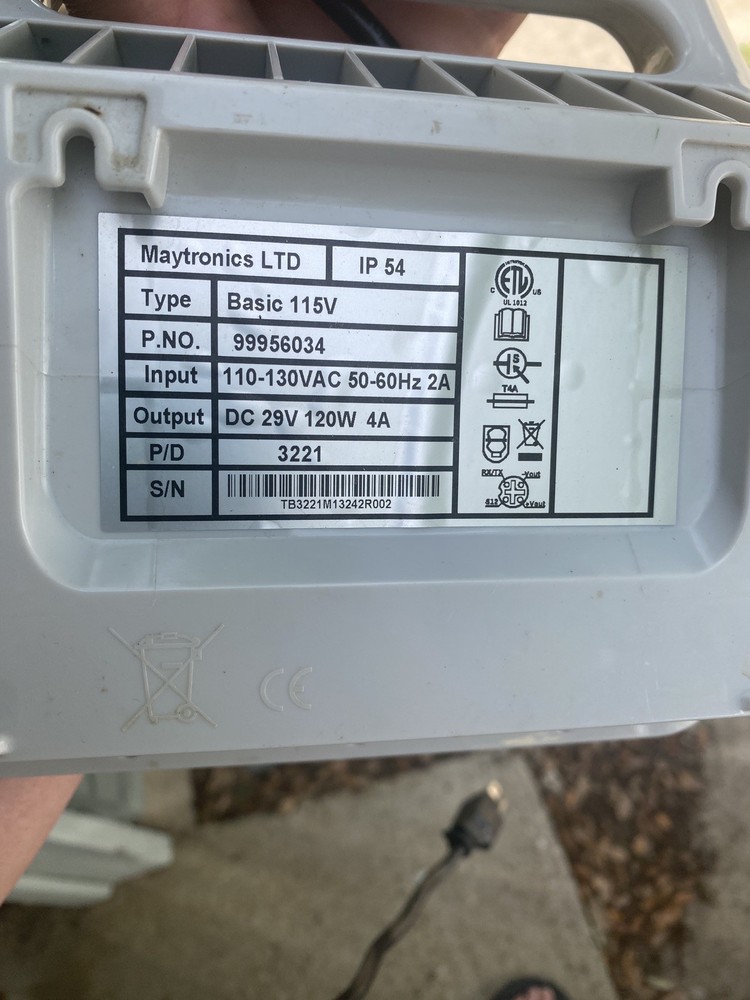 Maytronics Basic 115 Power Base For Pool Robot (99956034)