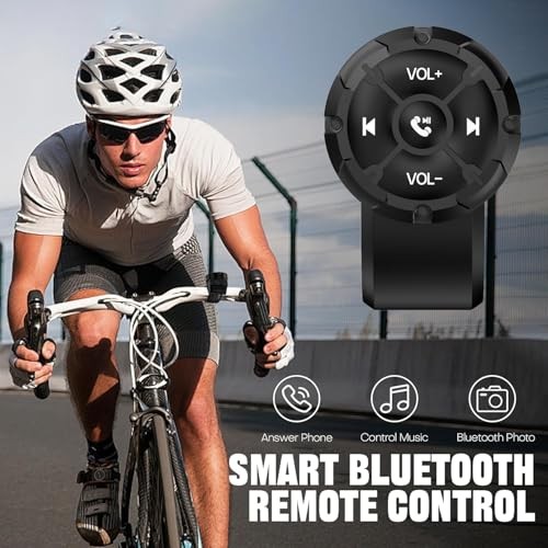 Bluetooth Media Button Remote,Wireless Waterproof Music Controller for Green