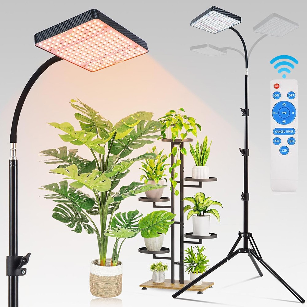 LED Full Spectrum Grow Light with Stand for Indoor Plants