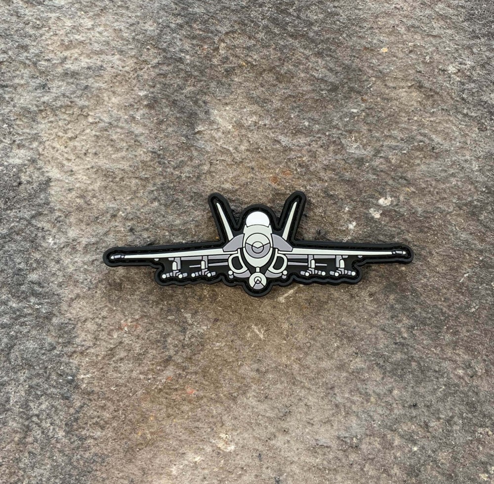 F/A 18 Hornet (Front view) PVC Patch