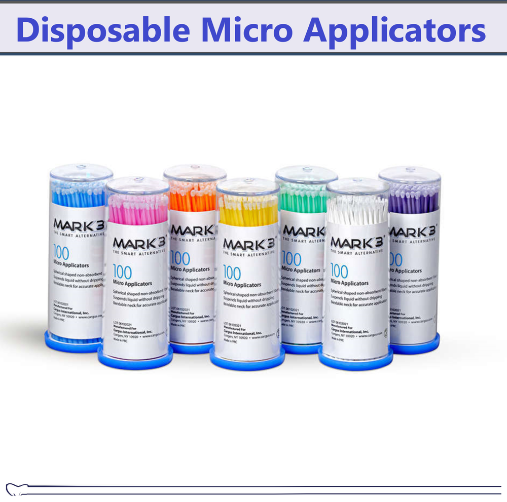 1000 Microbrush Micro Brush Applicator Tips Regular, Fine, Super Fine Ultra Fine