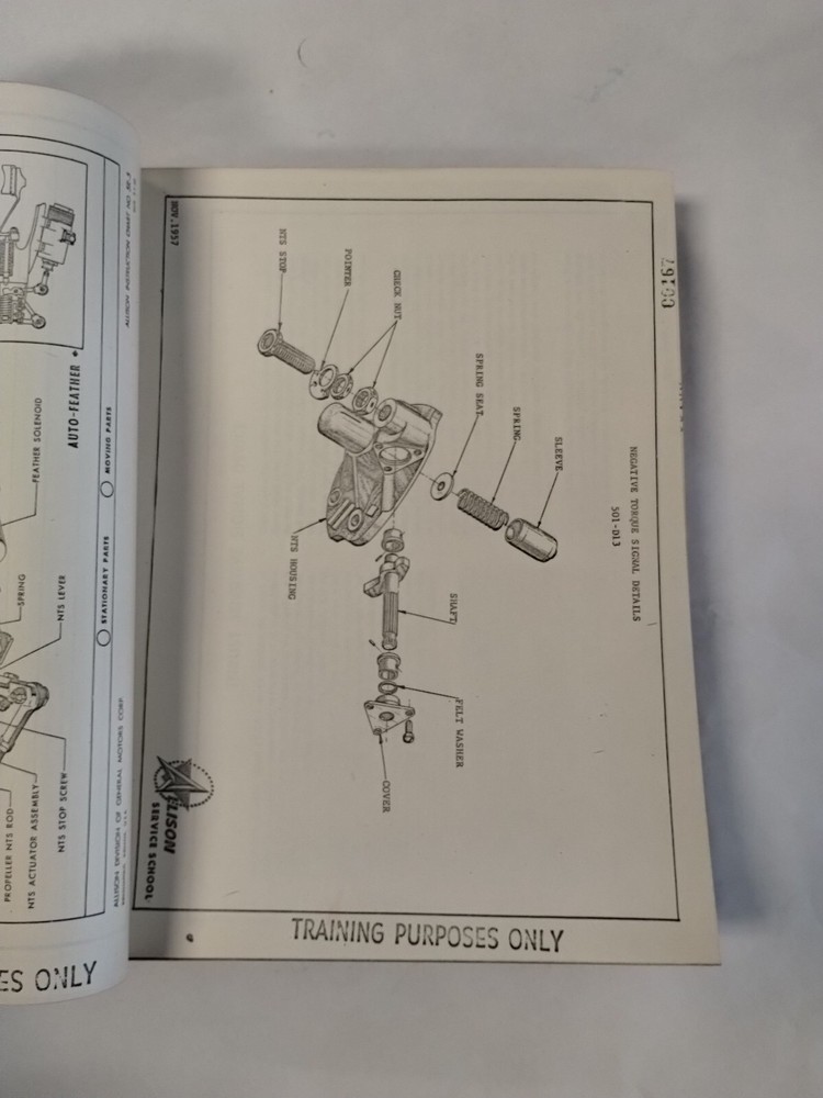 Allison Service School 501-D13 Prop-Jet Engine Training Manual-Copy