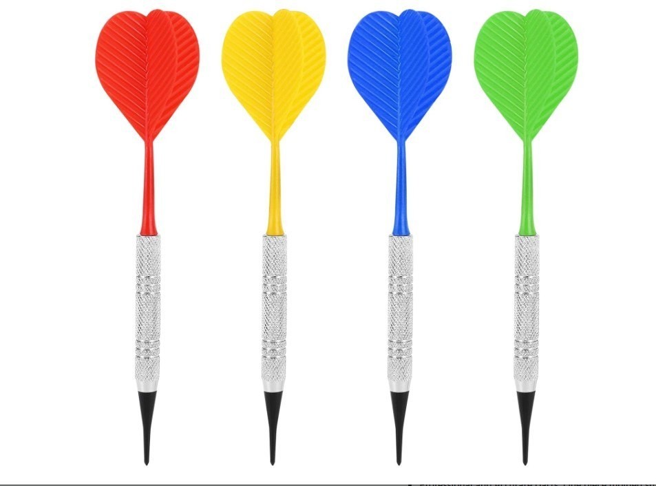 Accmor Soft Tip Darts, Bar Dart, Plastic Tip Darts Set, Attach Extra 100 Black