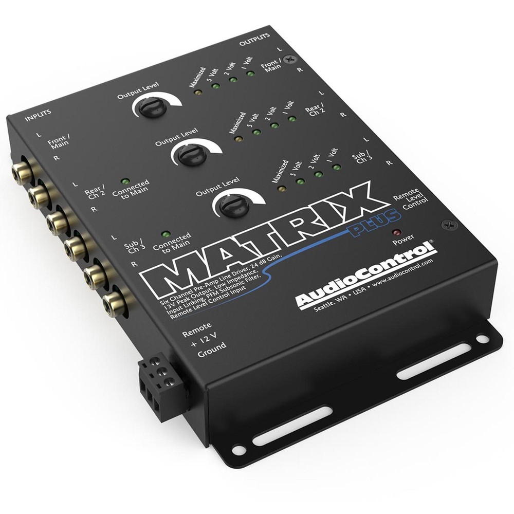 AudioControl MATRIX PLUS 6 Channel Line Driver with Optional Level Control