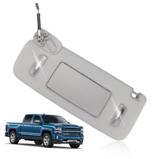 23459655 Left Driver Side Sun Visor SunVisor Replacement for Chevy Tahoe