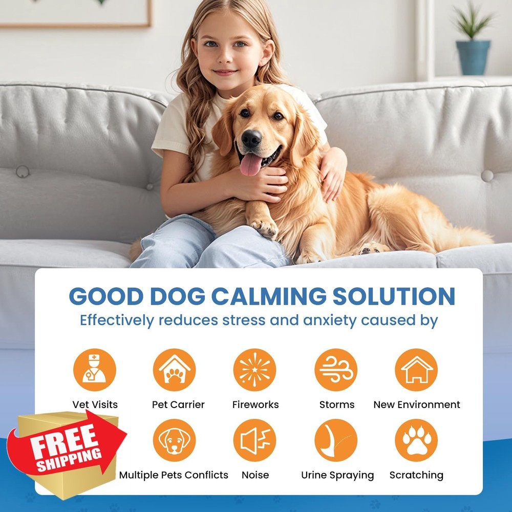 Yirr Dog Calming Diffuser 4 in 1 Pheromone Stress Anxiety Relief 1 Diffuser 3...