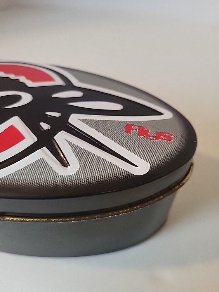 1990s Black Flys Eyewear Tin