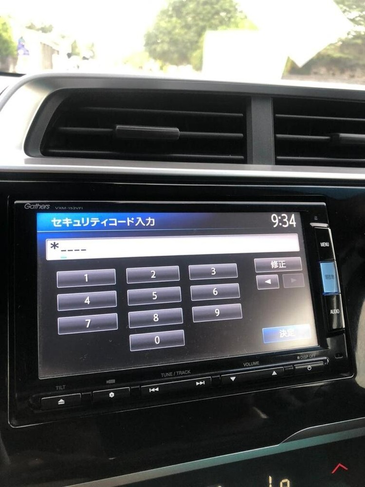 For Honda Gathers VXM-152VFi Unlock Code Password Unlock Theft Code