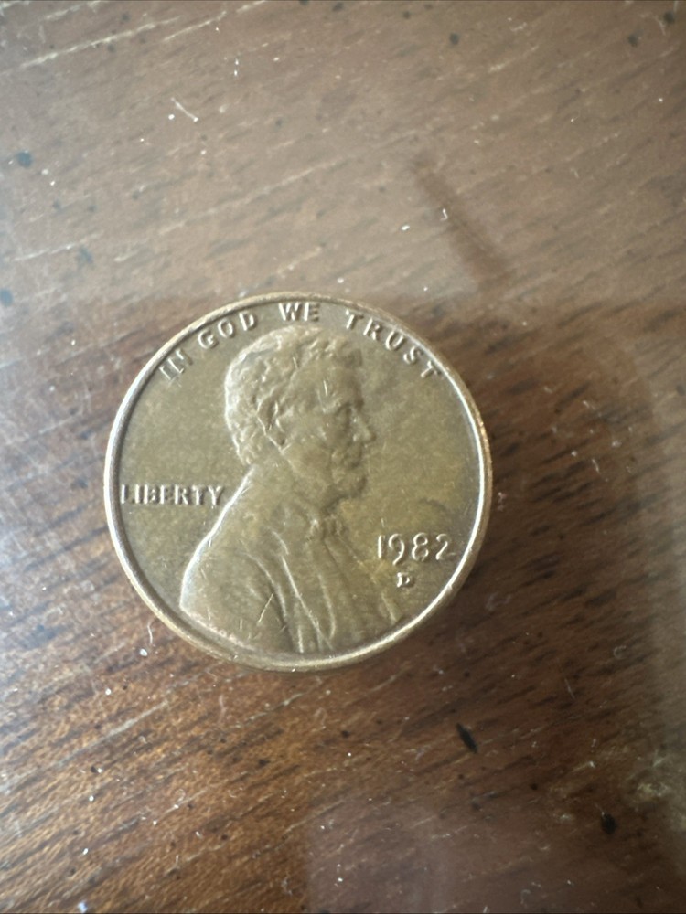 1982 D Lincoln Cent 3.1 Grams 95% Copper