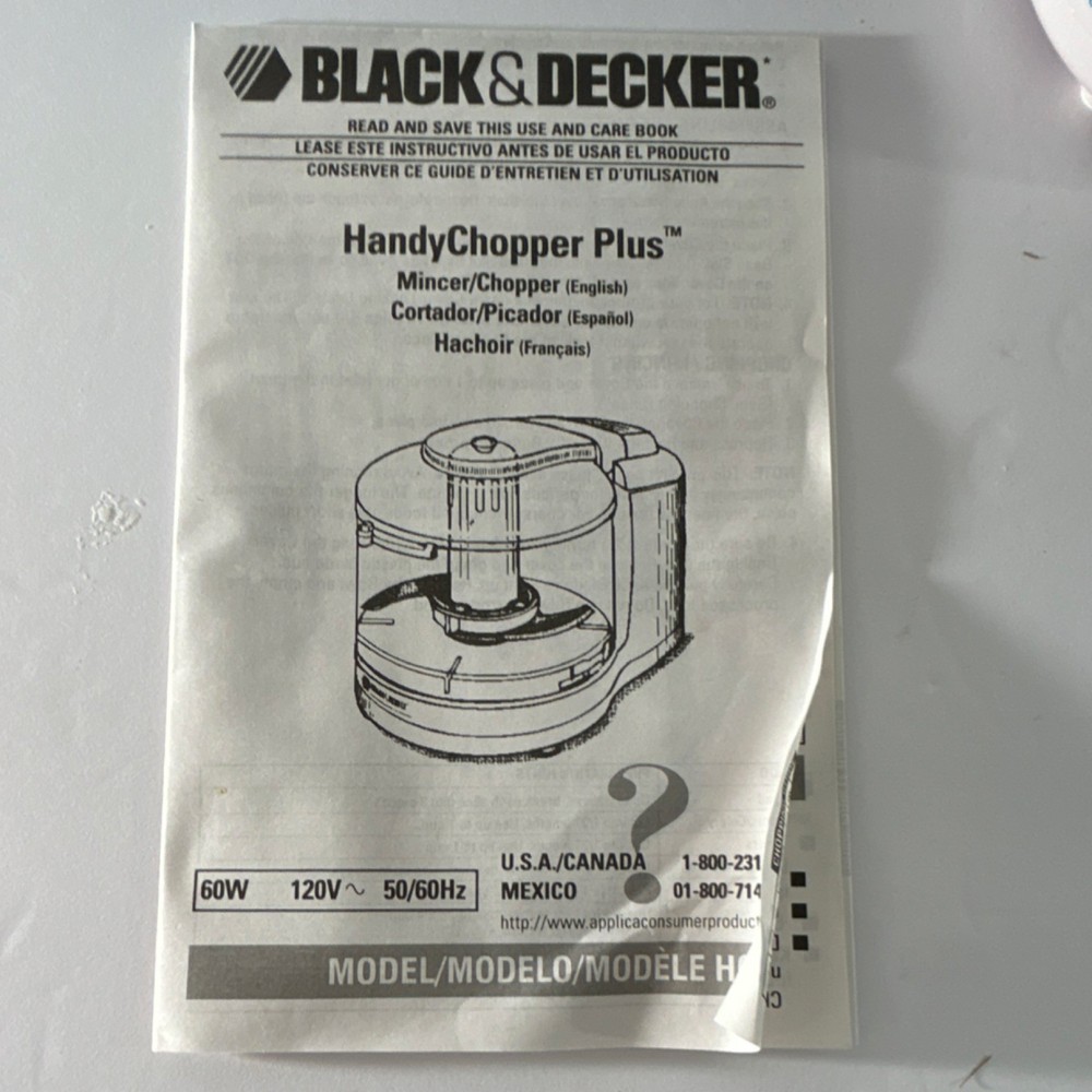 Black & Decker Handy Mini Food Processor, New In Box!