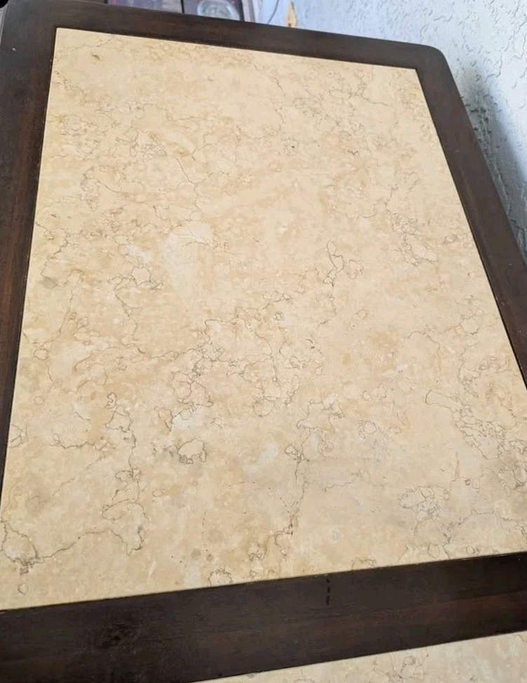 Antique Marble Top Sideboard