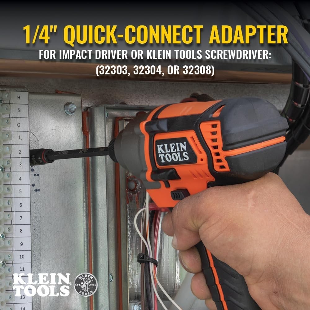 Versatile 3-Inch Impact Socket and Bit Holder with Quick Connect for Drivers